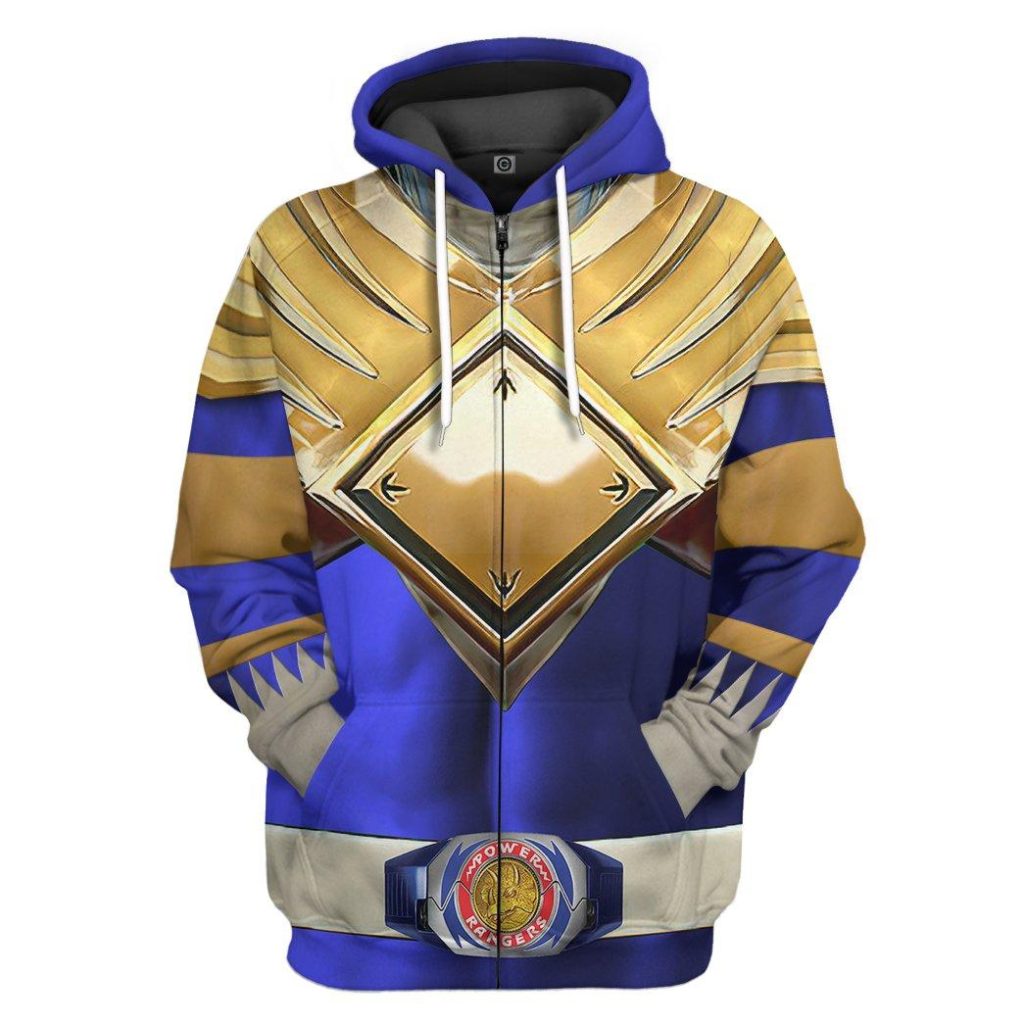 gearhuman 3d mighty morphin blue 2 power rangers custom hoodie apparel gn01103 3d apparel zip hoodie s 681048 - Metal Gear Solid Store